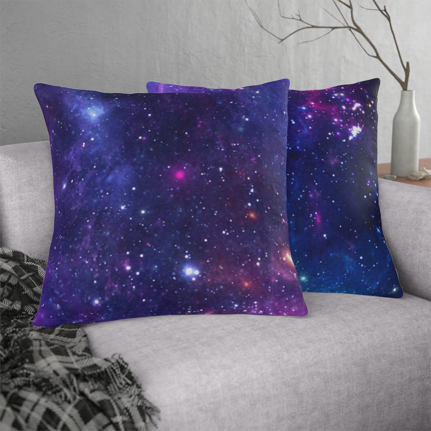 Purple Beyond the Stars Outer Space Out of this World Waterproof Pillows