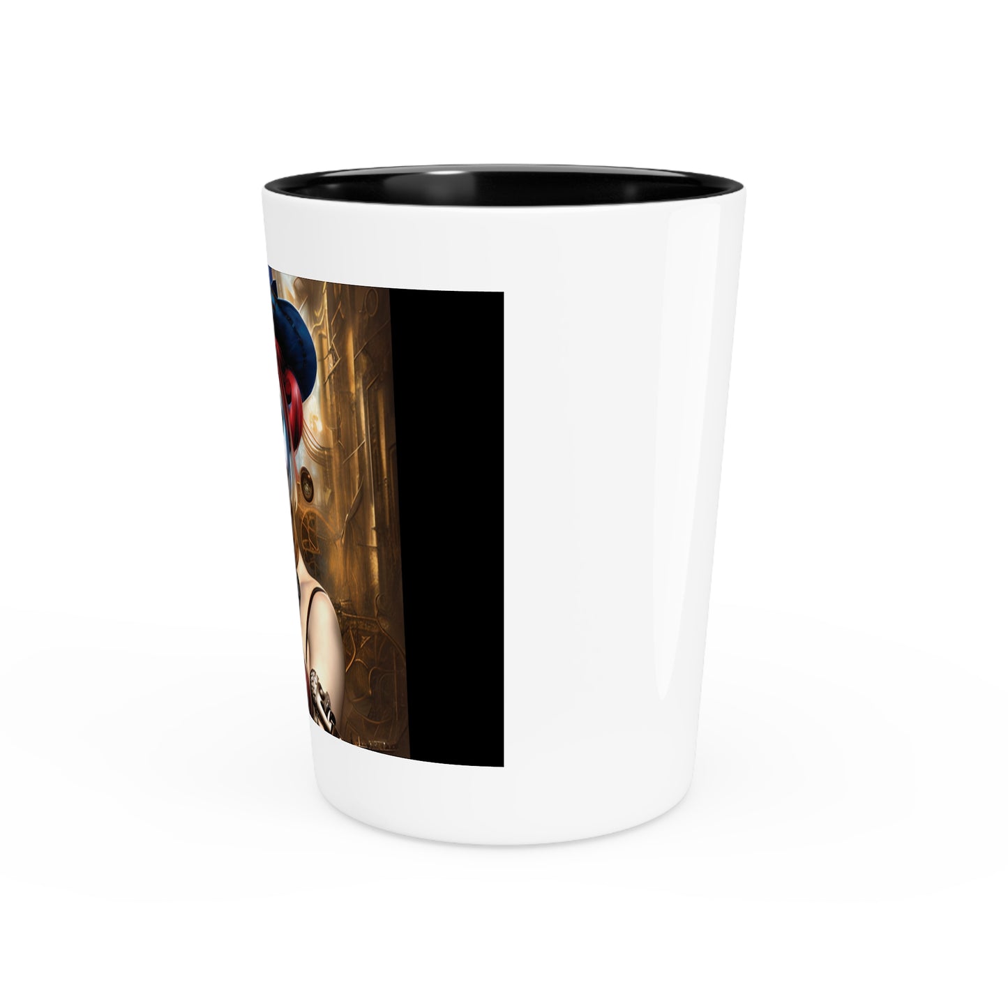 Hyper Realistic Stream Punk Harley Quinn Shot Glass