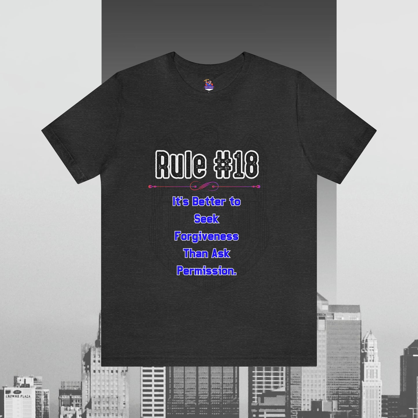 Rules of Gibbs #18 Its's Better to seek Forgiveness, than ask permission Unisex Jersey Short Sleeve Tee