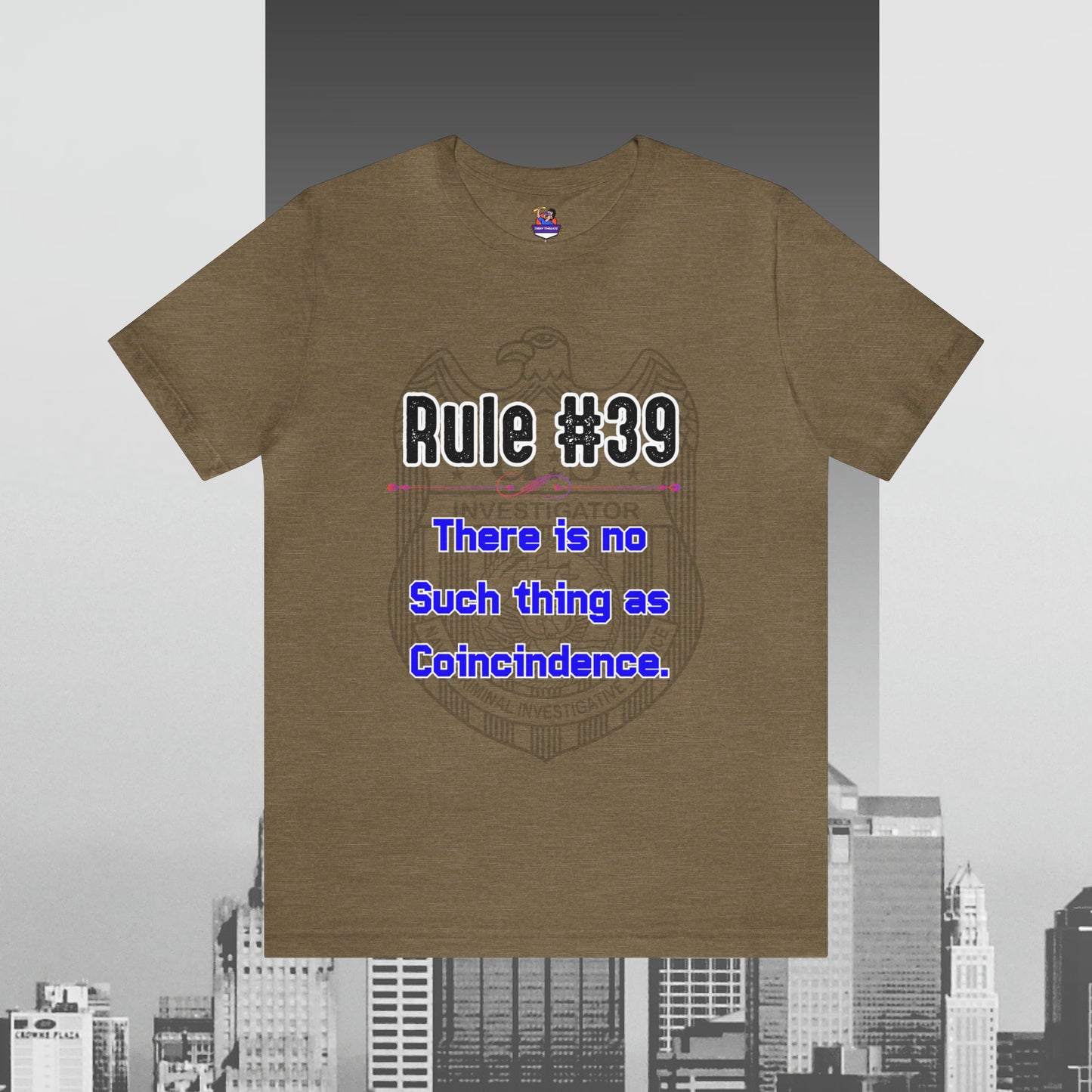 Rules of Gibbs #39 There is no such thing as a Coincidence Unisex Jersey Short Sleeve Tee