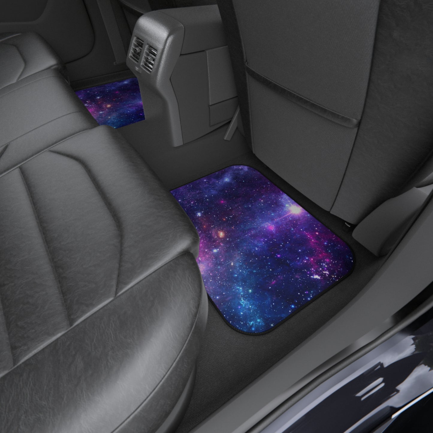 Purple Beyond the Stars Outer Space Out of this World Car Mats (Set of 4)