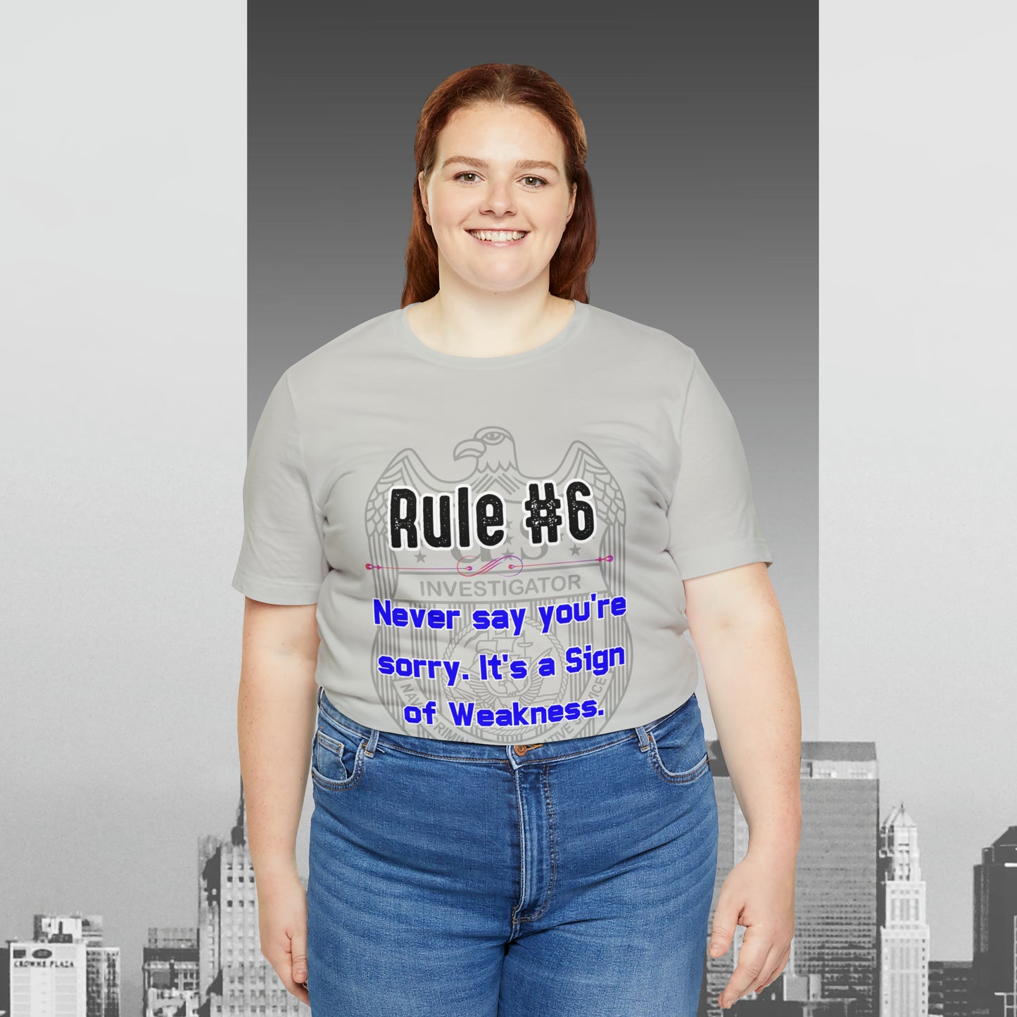 Rules of Gibbs #6 Never Say You're Sorry Unisex Jersey Short Sleeve Tee