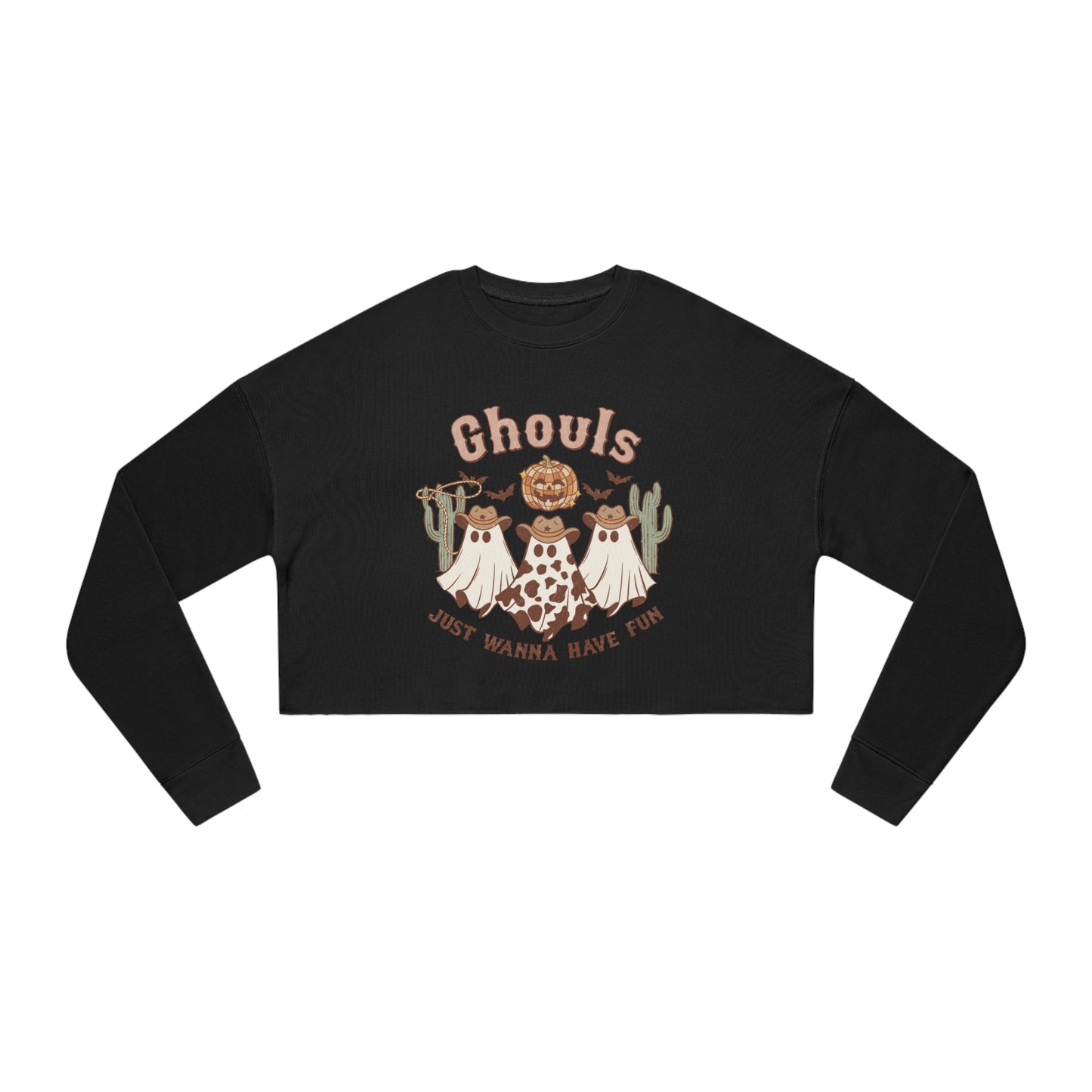 Ghouls Just Wanna Have Fun Women's Cropped Sweatshirt