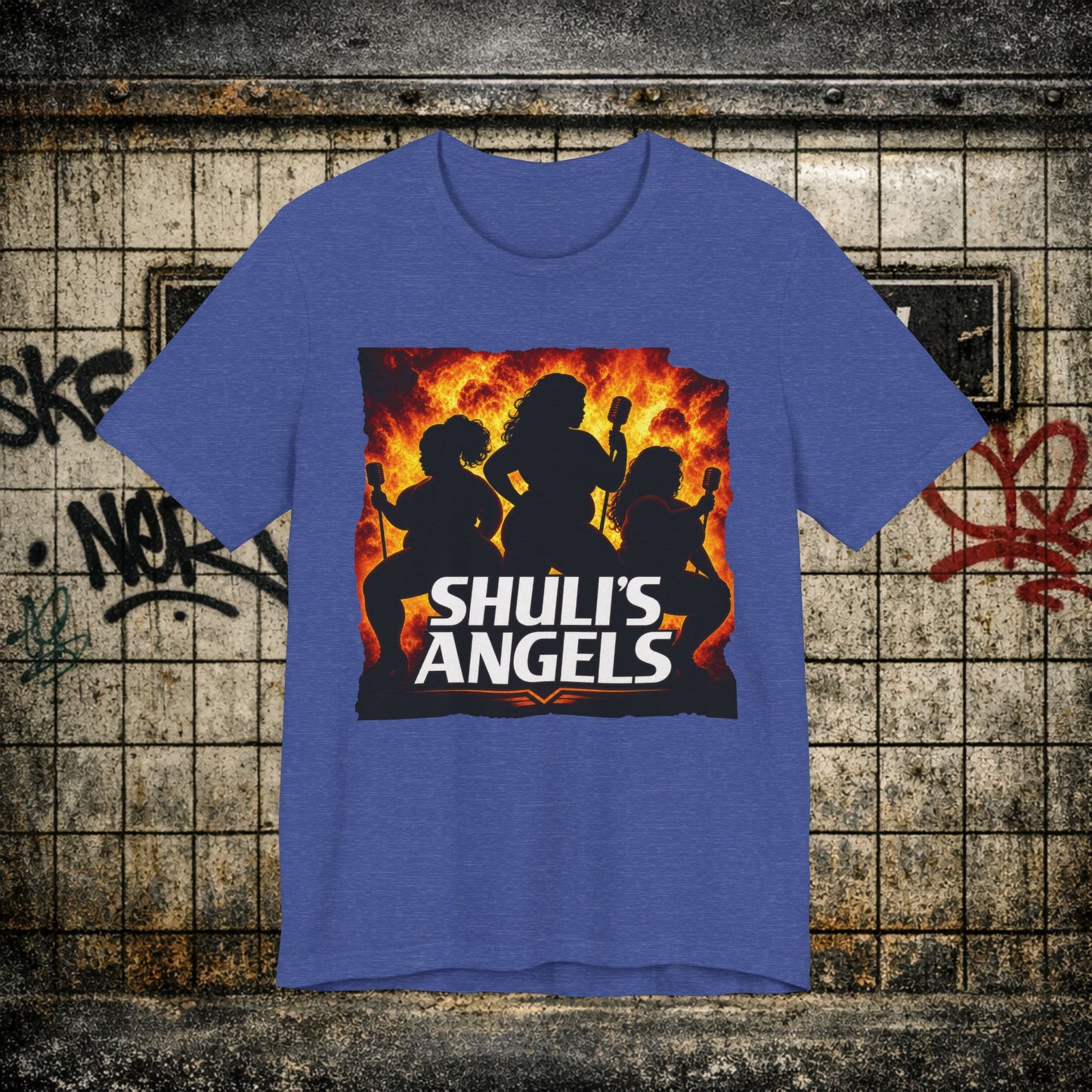 Shuli’s Angels: Operation Laugh & Disorder Graphic Tee — Retro Silhouette Vibe Shirt