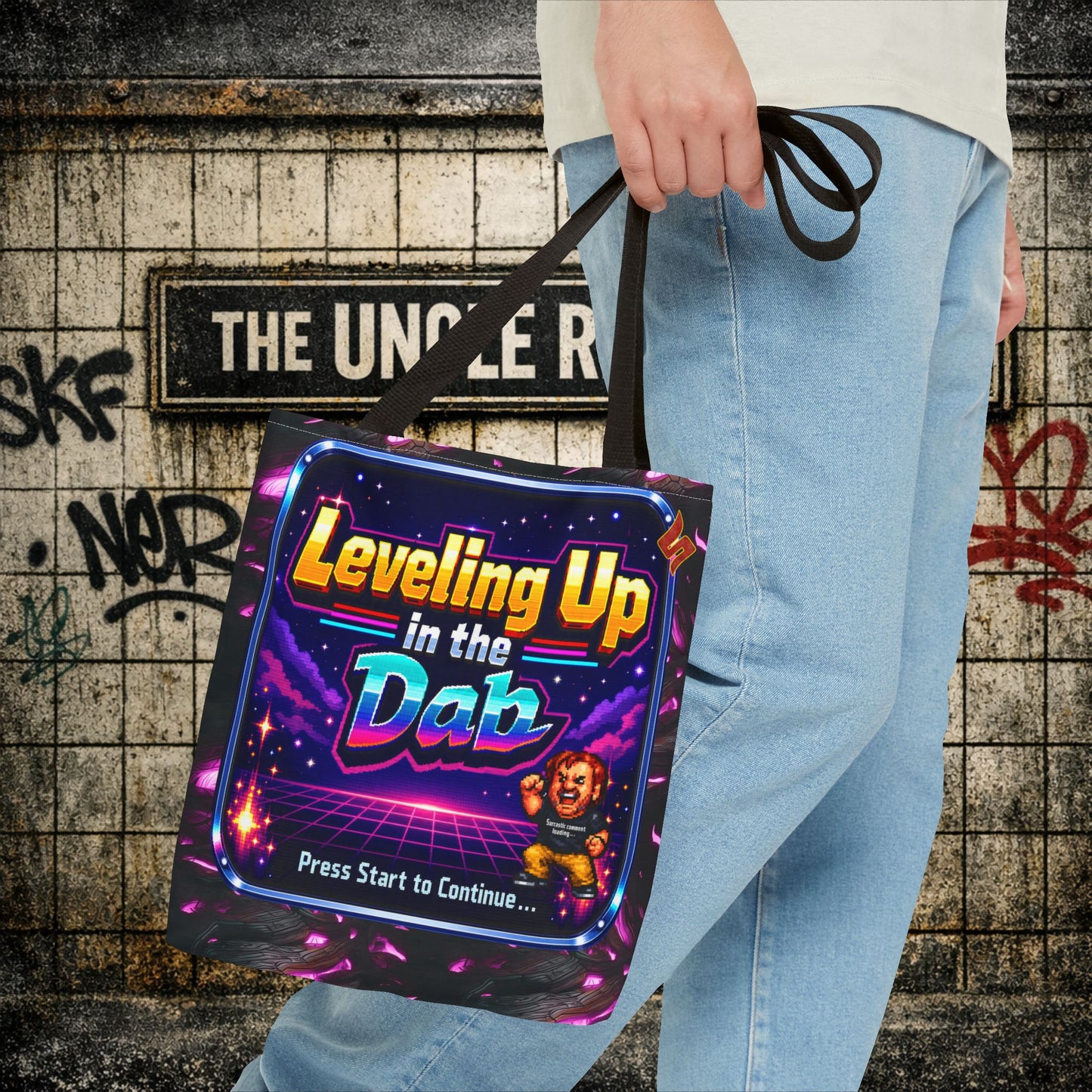 DabbleVerse: Final Boss and Portland Troon Escape Edition Tote Bag
