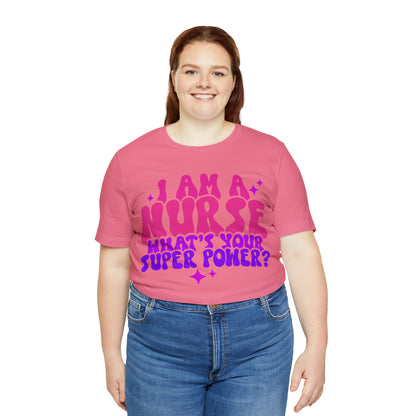 Comfy and Stylish Bella+Canva 3001 Nurse T-Shirt: Perfect Gift for Professionals & Nursing Students, Soft Fabric, Various Sizes Available