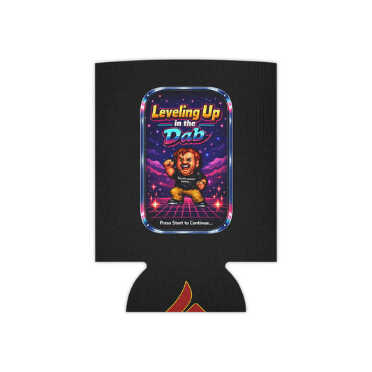 Leveling Up in the Dab Retro  Drink Koozie