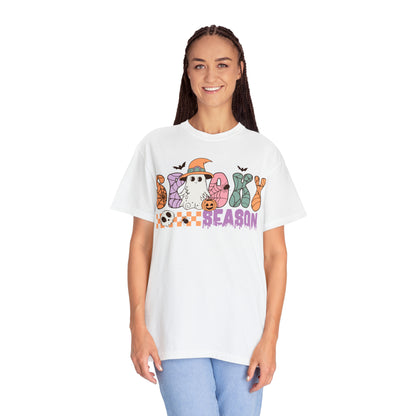 Spooky Season Retro Groovy Halloween Unisex Garment-Dyed T-shirt Gifts for Her Gifts for Him