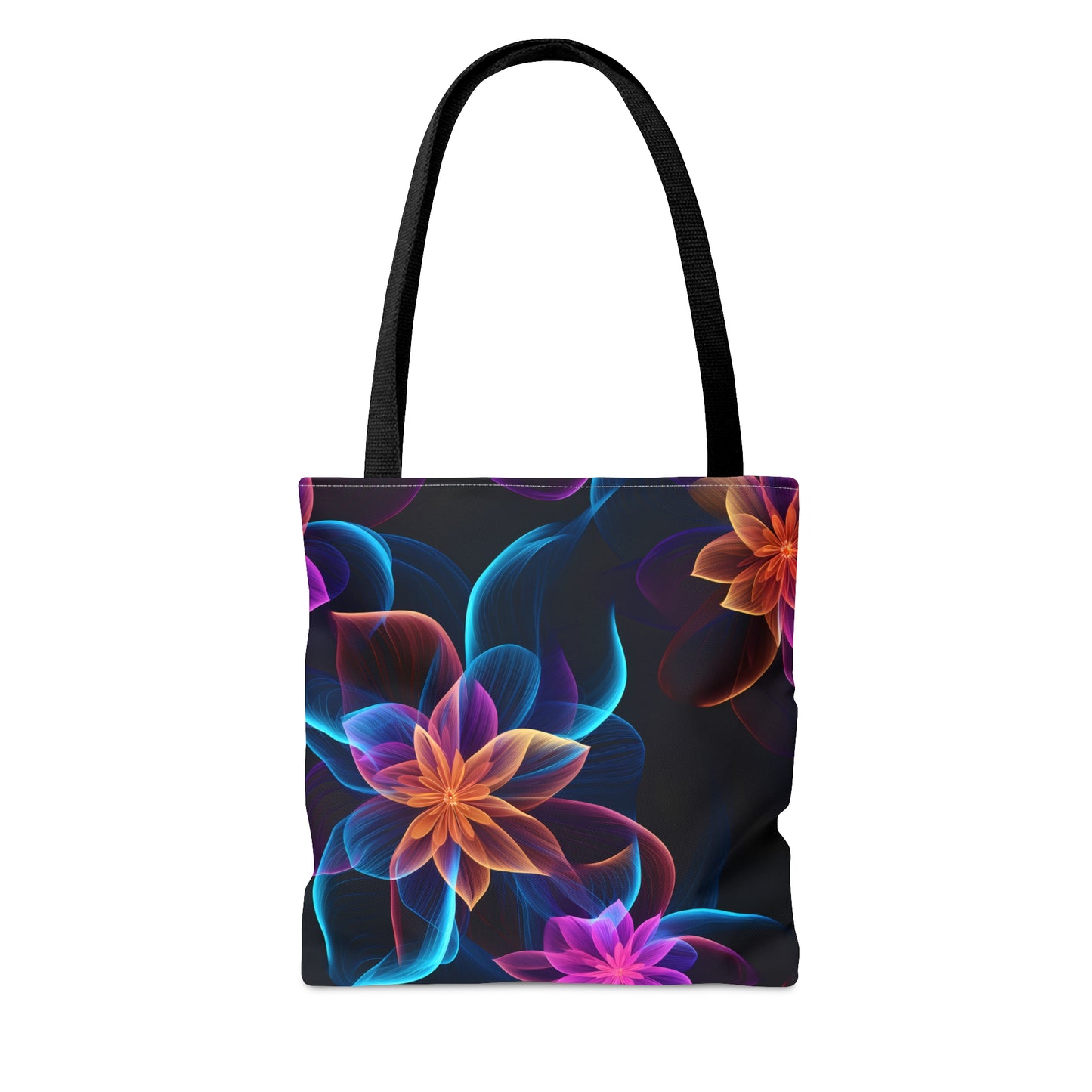 Chic Neon Garden All Over Print Tote Bag