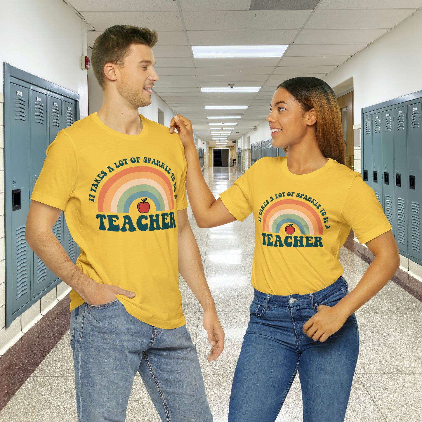 It takes alot of Sparkle to be a Teacher Unisex Jersey Short Sleeve Tee