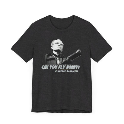 “Can You Fly, Bobby?” Retro RoboCop Tee Clarence Boddicker Quote Unisex Jersey Short Sleeve Tee