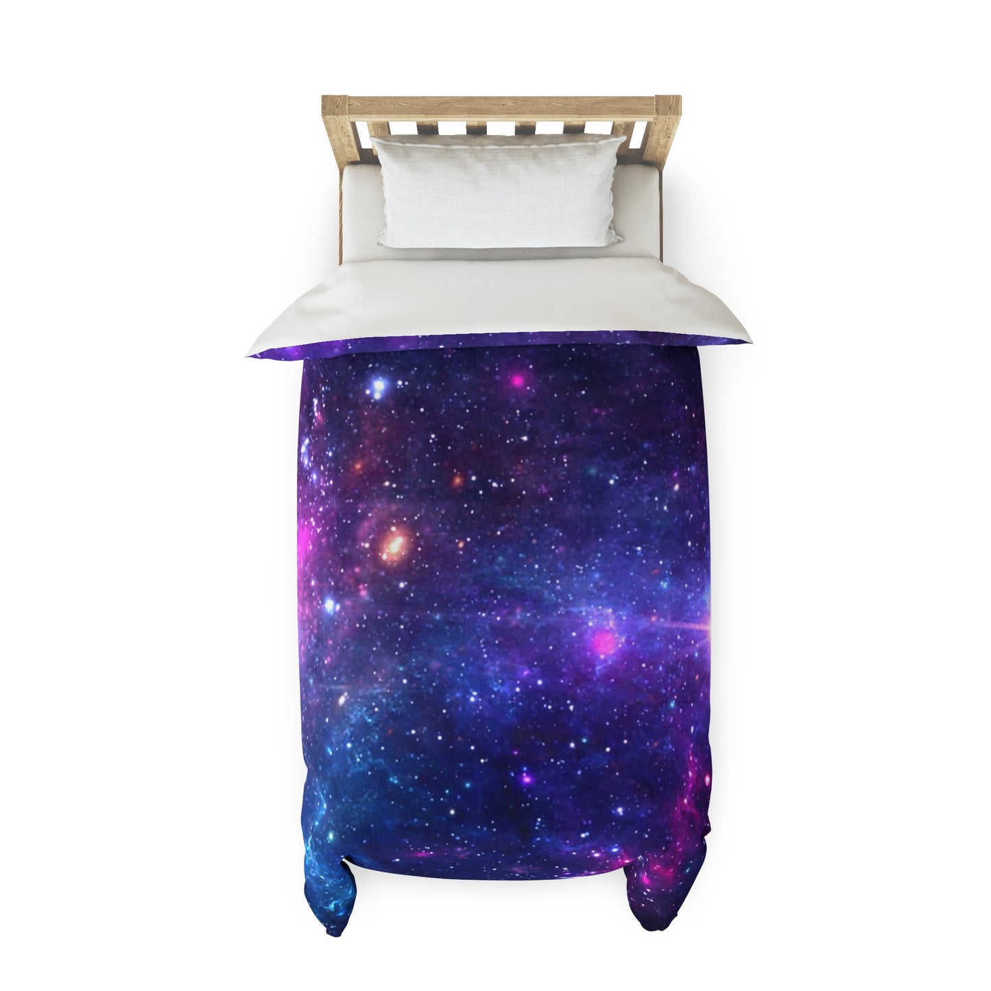 Purple Beyond the Stars Outer Space Out of this World Duvet Cover