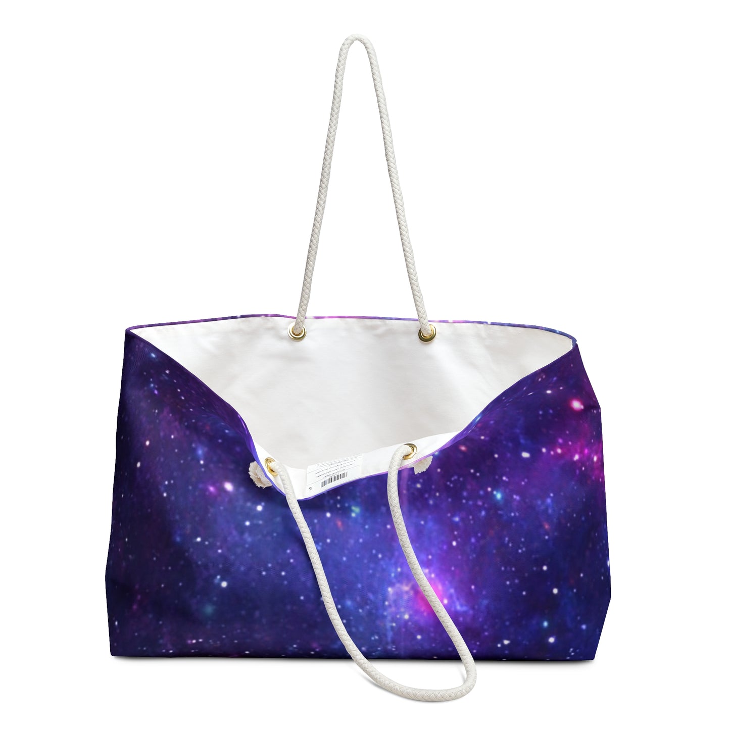 Purple Beyond the Stars Outer Space Out of this World Weekender Bag