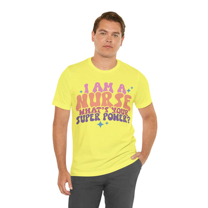 Comfy and Stylish Bella+Canva 3001 Nurse T-Shirt: Perfect Gift for Professionals & Nursing Students, Soft Fabric, Various Sizes Available