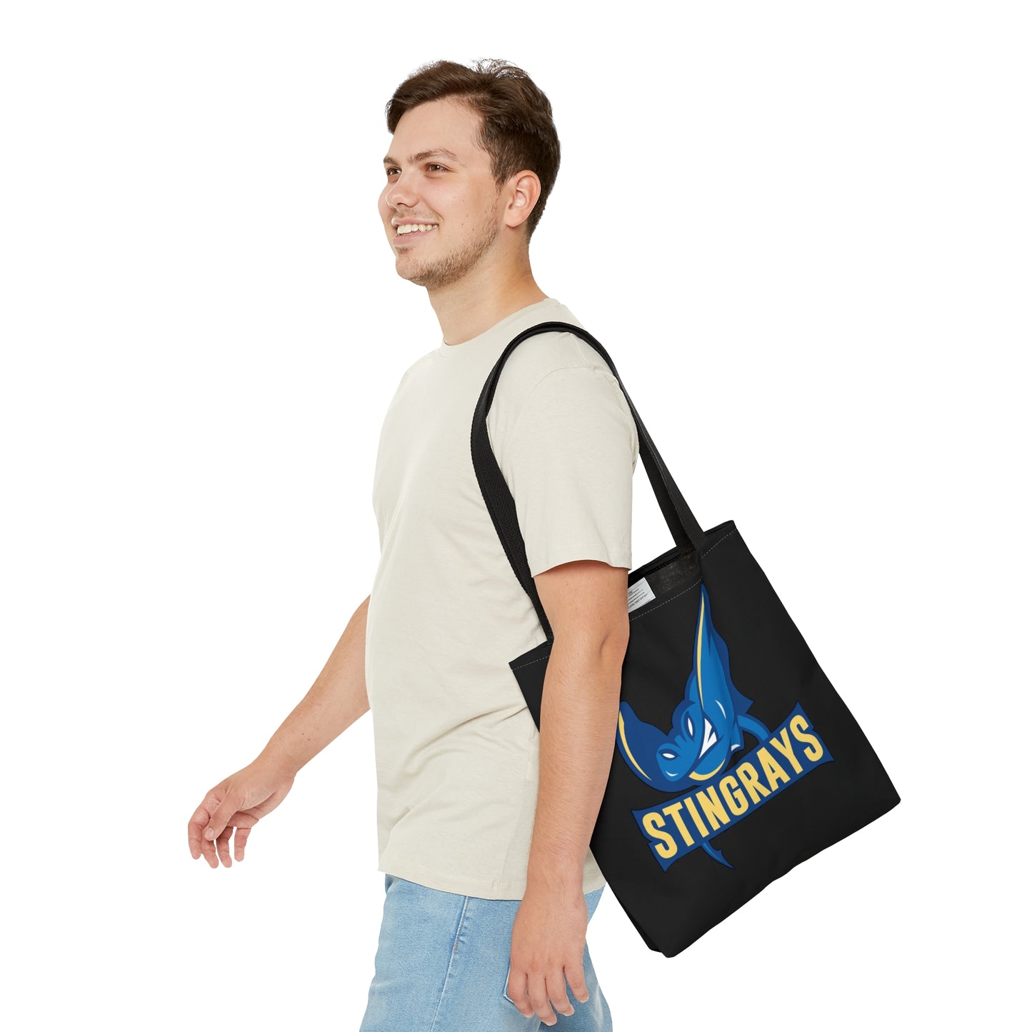 CUSTOM Name, CUSTOM LOGO All Over Print School Spirit Tote Bag - Show Your Pride with Every Carry