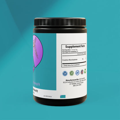 DirkX Creatine Monohydrate Supplement (300g, 10.58oz)