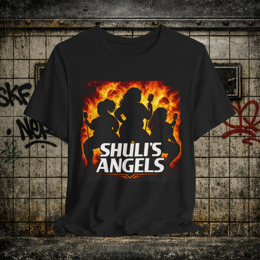 Shuli’s Angels: Operation Laugh & Disorder Graphic Tee — Retro Silhouette Vibe Shirt