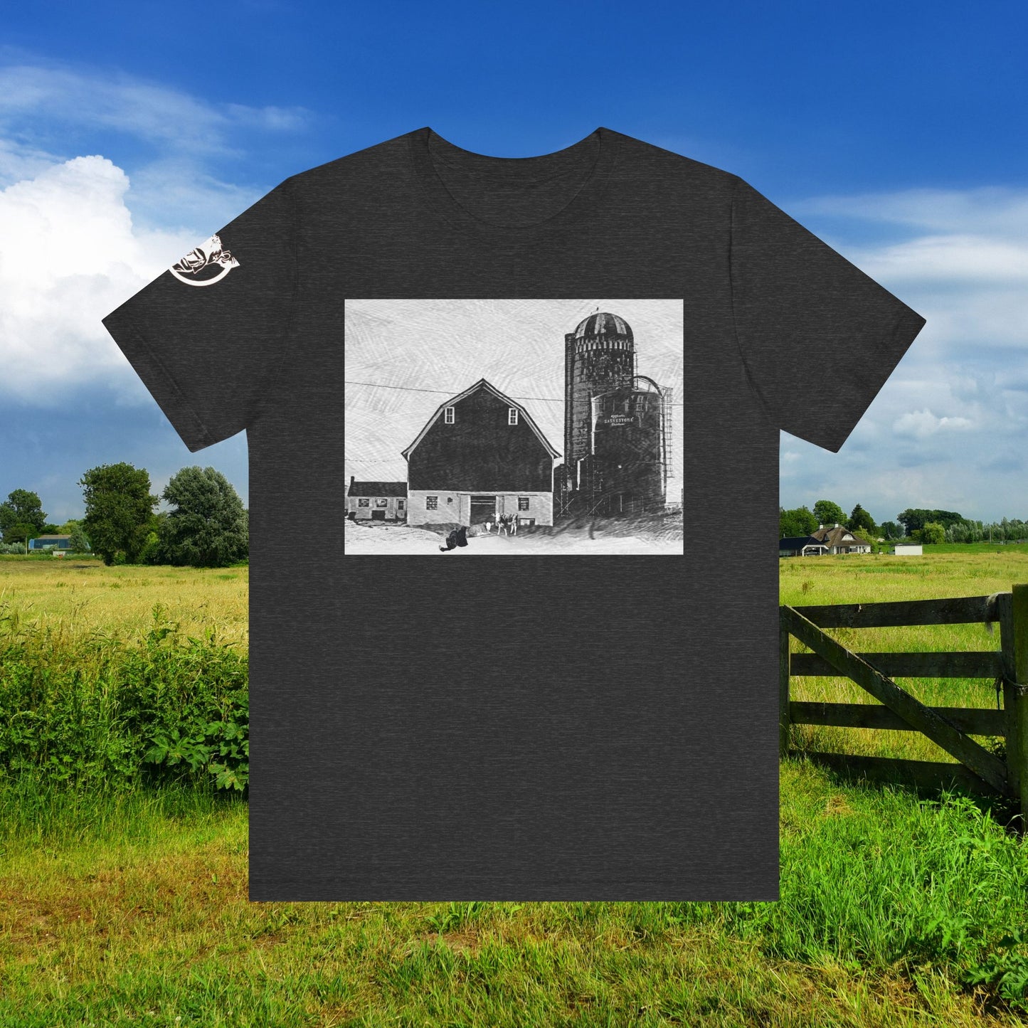 Registered Red & White Holstein Unisex Tee - Farm-Themed Apparel for Animal Lovers