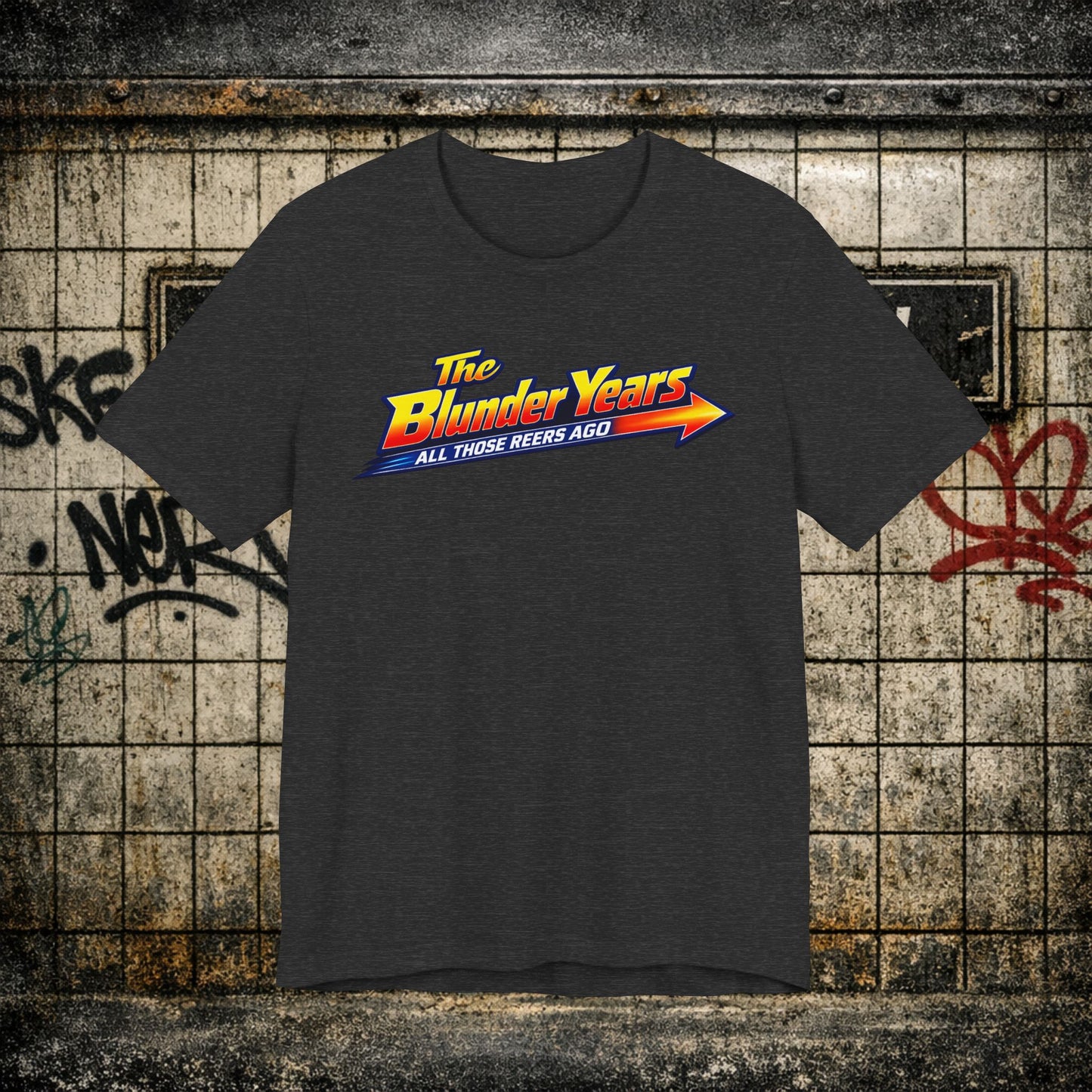 Retro 'The Blunder Years' Graphic Tee - Nostalgic Vintage Logo T-Shirt
