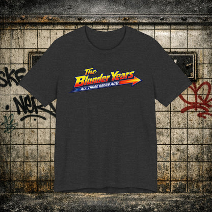 Retro 'The Blunder Years' Graphic Tee - Nostalgic Vintage Logo T-Shirt