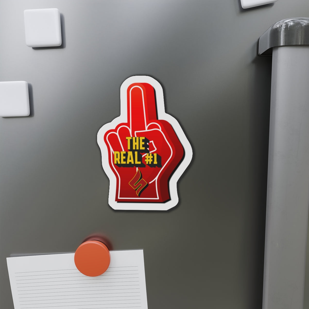 Uncle Rico’s Foam Finger Magnet – Peak Delusion, Now in Die-Cut Form