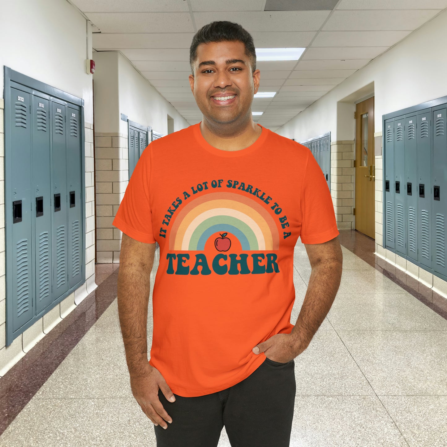 It takes alot of Sparkle to be a Teacher Unisex Jersey Short Sleeve Tee