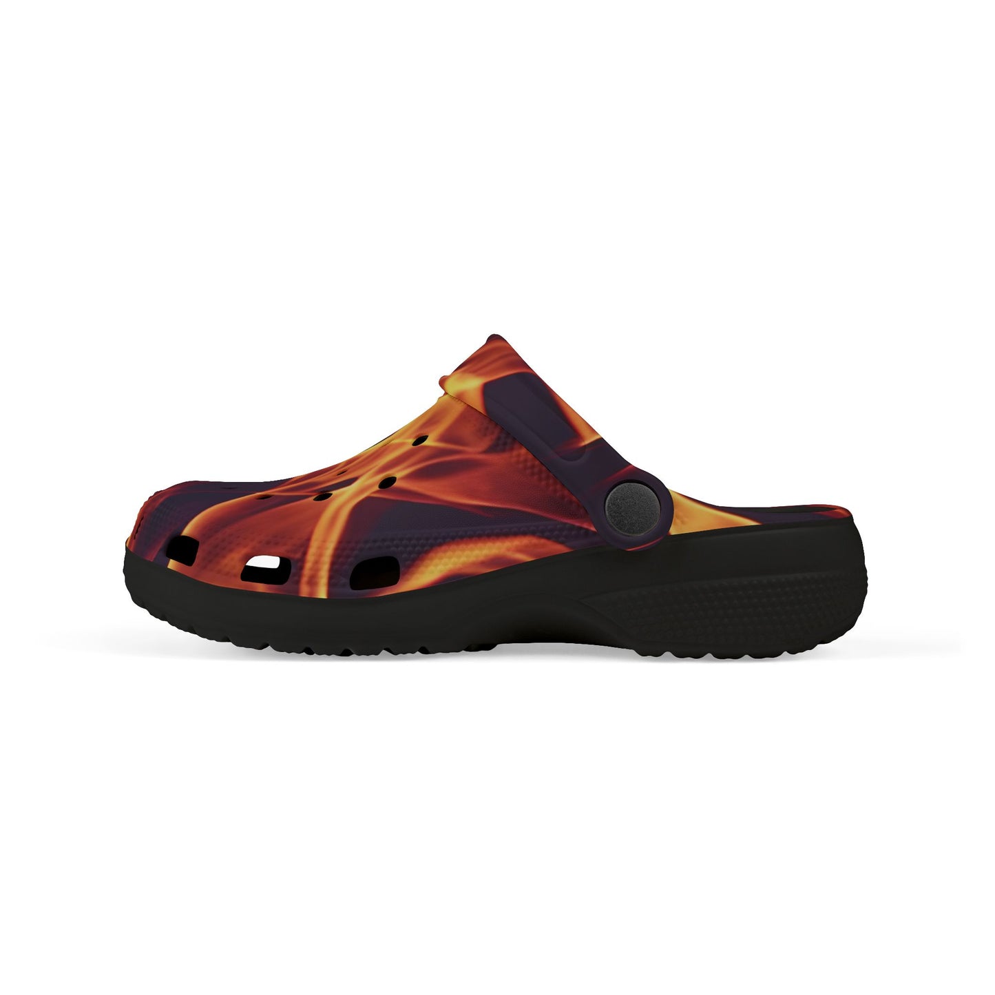 Kids Flame-Pattern, Fun Kids Footwear, Summer Clogs, Outdoor Slip-Ons, Unique Play Shoes, Birthday Gift Idea