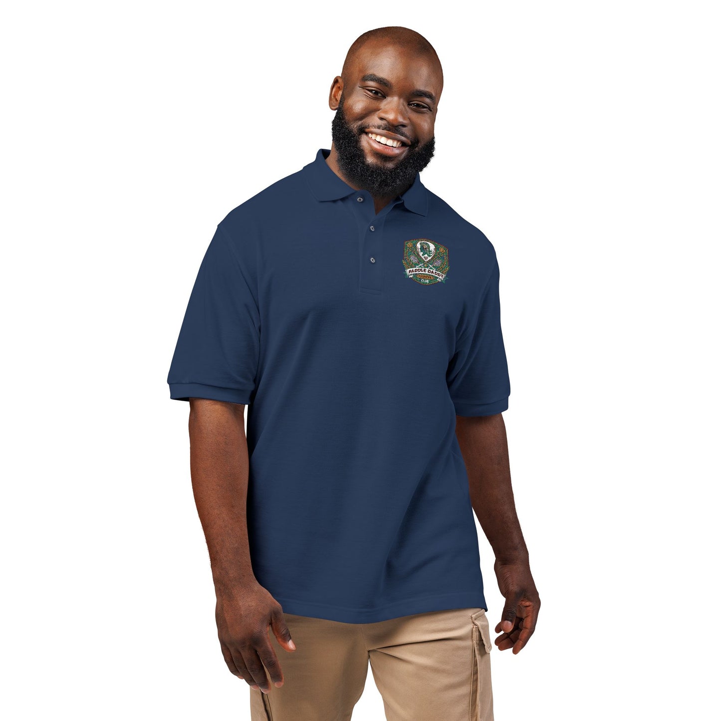 Paddle Daddy Country Club Polo  Embroidered Unisex Elegance for the Ironically Elite