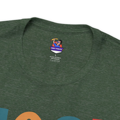 Colorful Good Vibes Only Unisex Jersey Short Sleeve Tee