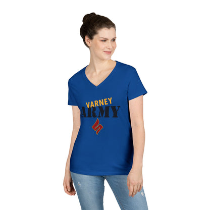 Varney Army Ladies' V-Neck T-Shirt — The Shuli Network Support Tee