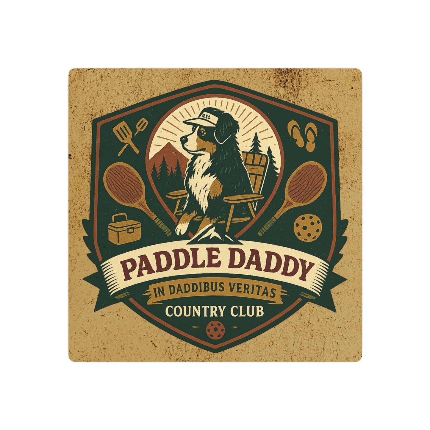 Paddle Daddy Country Club™ Metal Art Sign The Chloe Edition