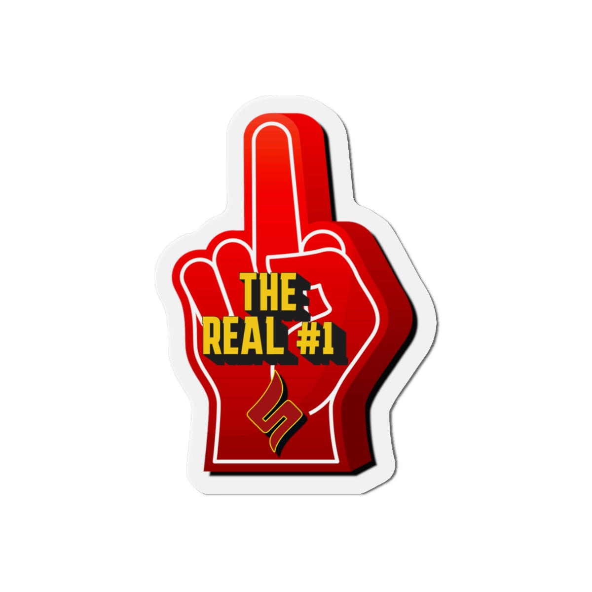 Uncle Rico’s Foam Finger Magnet – Peak Delusion, Now in Die-Cut Form