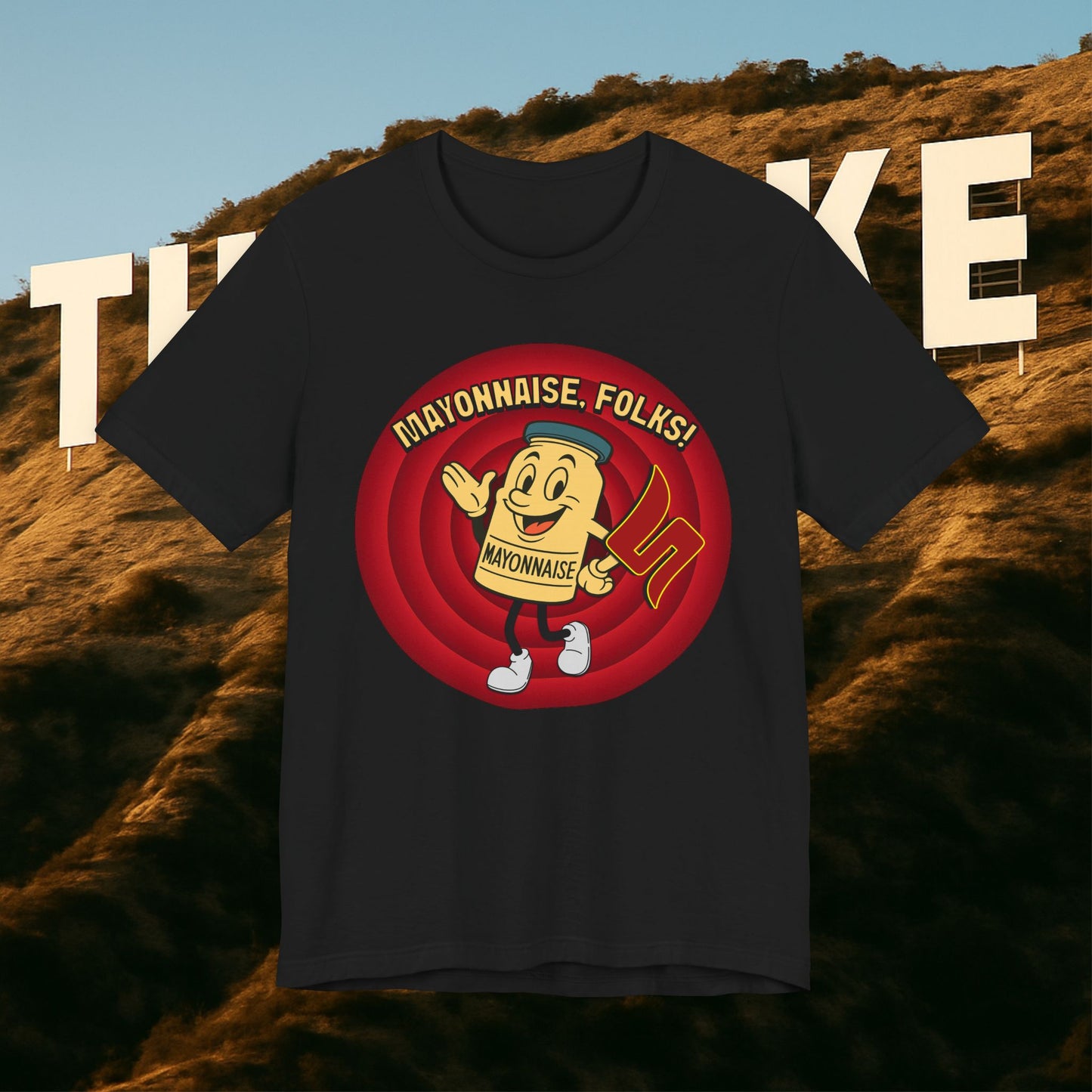 MAYONNAISE, FOLKS! — The Uncle Rico Show Credits Tee