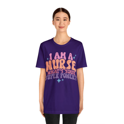 Comfy and Stylish Bella+Canva 3001 Nurse T-Shirt: Perfect Gift for Professionals & Nursing Students, Soft Fabric, Various Sizes Available