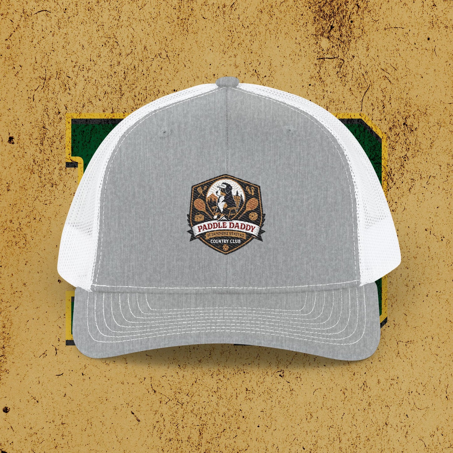 Paddle Daddy Snapback – Chloe-Stamped Club Lid Rustic Embroidered Snapback Trucker Cap, Outdoor Adventure Hat, Camping Gift, Fishing Gear, Unisex Cap