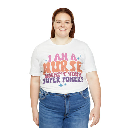 Comfy and Stylish Bella+Canva 3001 Nurse T-Shirt: Perfect Gift for Professionals & Nursing Students, Soft Fabric, Various Sizes Available
