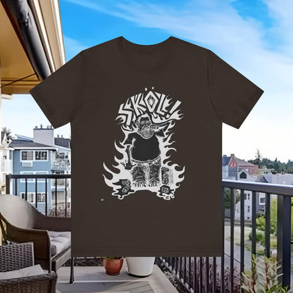 SKOL! The Drunken Alligator Jersey Short Sleeve Tee by Space Chief Designs: Cheers to Viking Vibes and Swamp Shenanigans!
