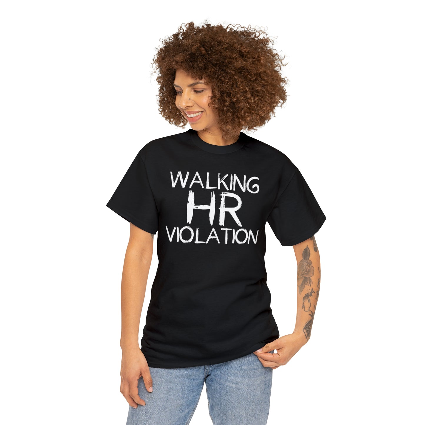 Walking HR Violation Unisex Heavy Cotton Tee