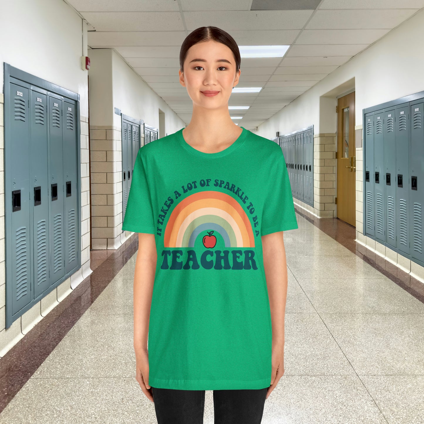 It takes alot of Sparkle to be a Teacher Unisex Jersey Short Sleeve Tee