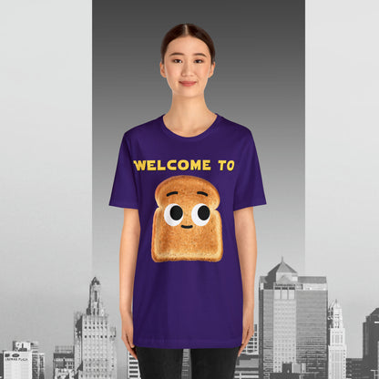 Welcome to the Darkside Unisex Jersey Short Sleeve Tee