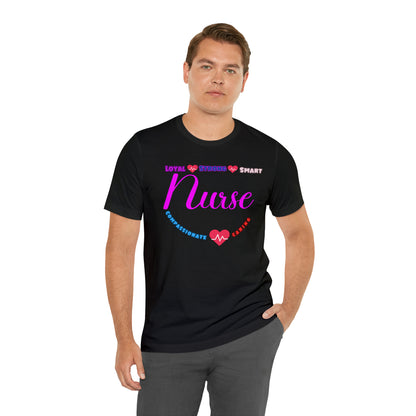 Comfy and Cozy Nurse Bella+Canvas 3001 Jersey T-Shirt: Perfect Gift for Nurses and Nursing Students, Soft Fabric, Various Sizes Available