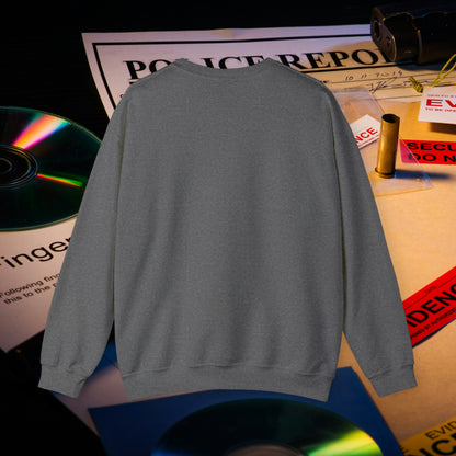 Cute Beagle Dressed up like a Detective, I'm a Basically a Detective True Crime Unisex Heavy Blend™ Crewneck Sweatshirt