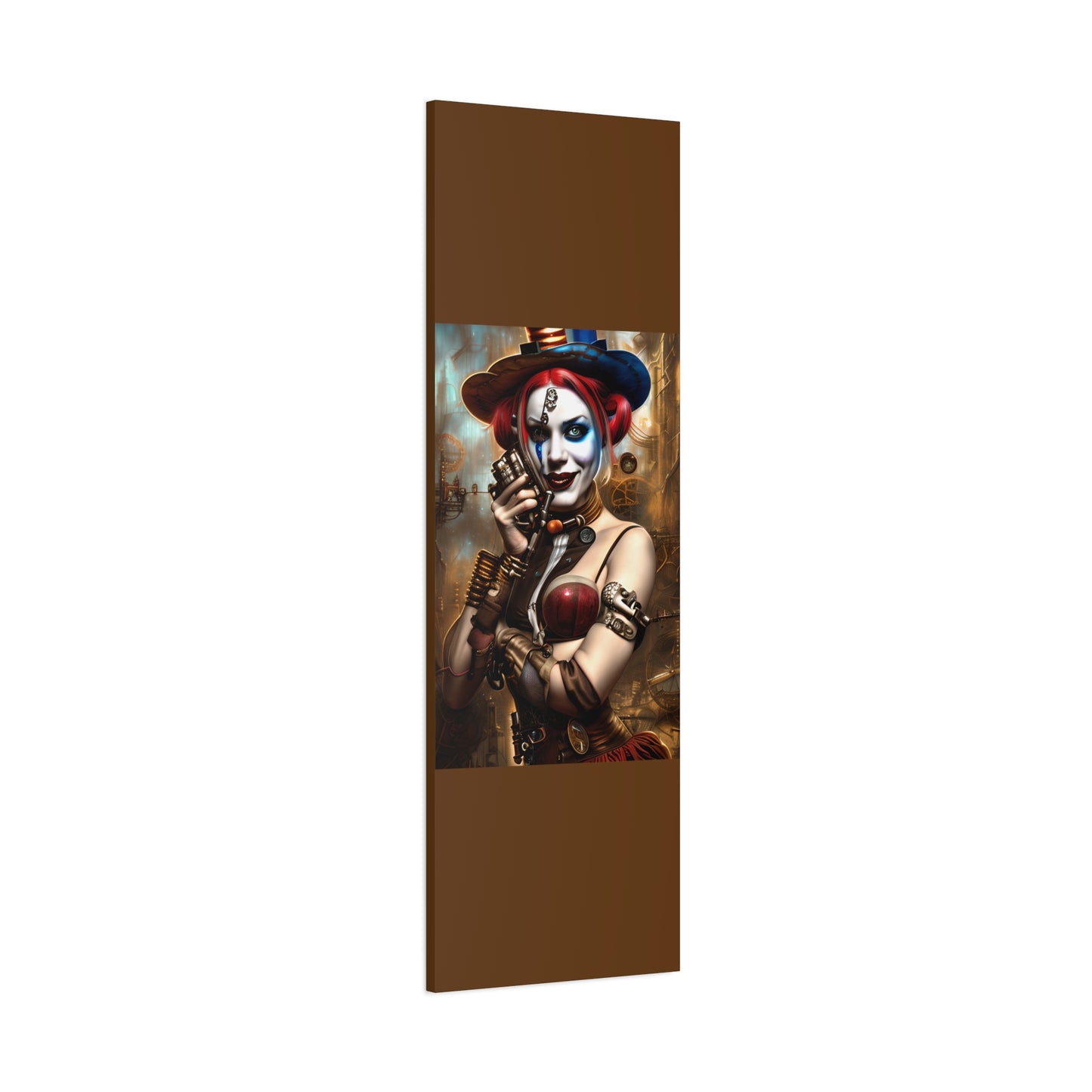 Hyper Realistic Steampunk Harley Quinn Matte Canvas, Stretched, 1.25"