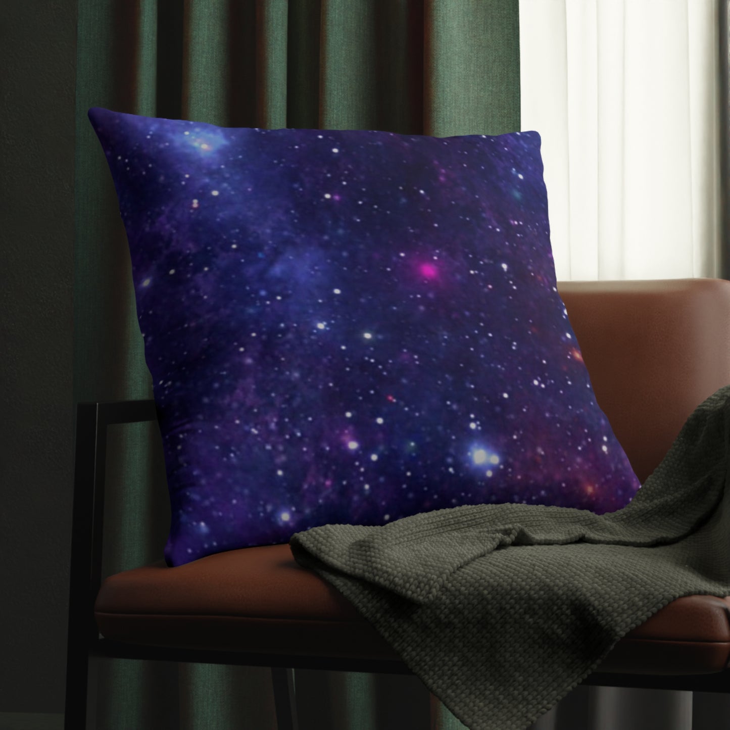 Purple Beyond the Stars Outer Space Out of this World Waterproof Pillows