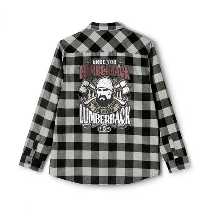 Lumberjack Unisex Flannel Shirt  Forest Fashion Comedy, Woodsy Chic Apparel, Laugh-Inducing Lumberjack Wear Unisex Plaid Power