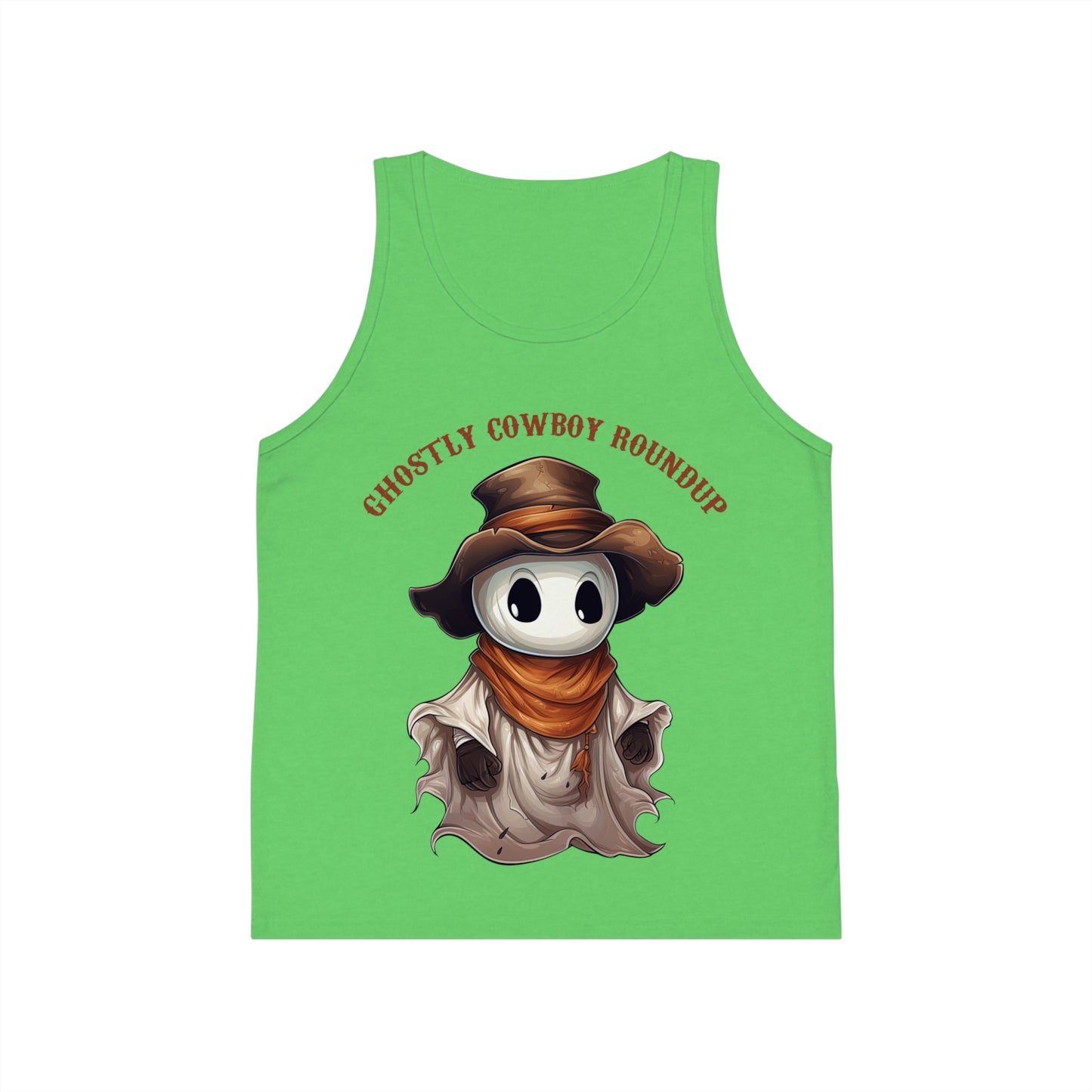 Ghostly Cowboy Round up Kid's Jersey Tank Top Gifts for him, gifts for her