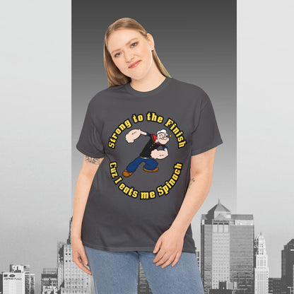 Popeyes Strong to The Finish Unisex Heavy Cotton Tee