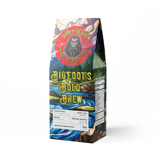 Bigfoot's Bold Brew: Conquer the Wild with Medium-Dark Roast Coffee!