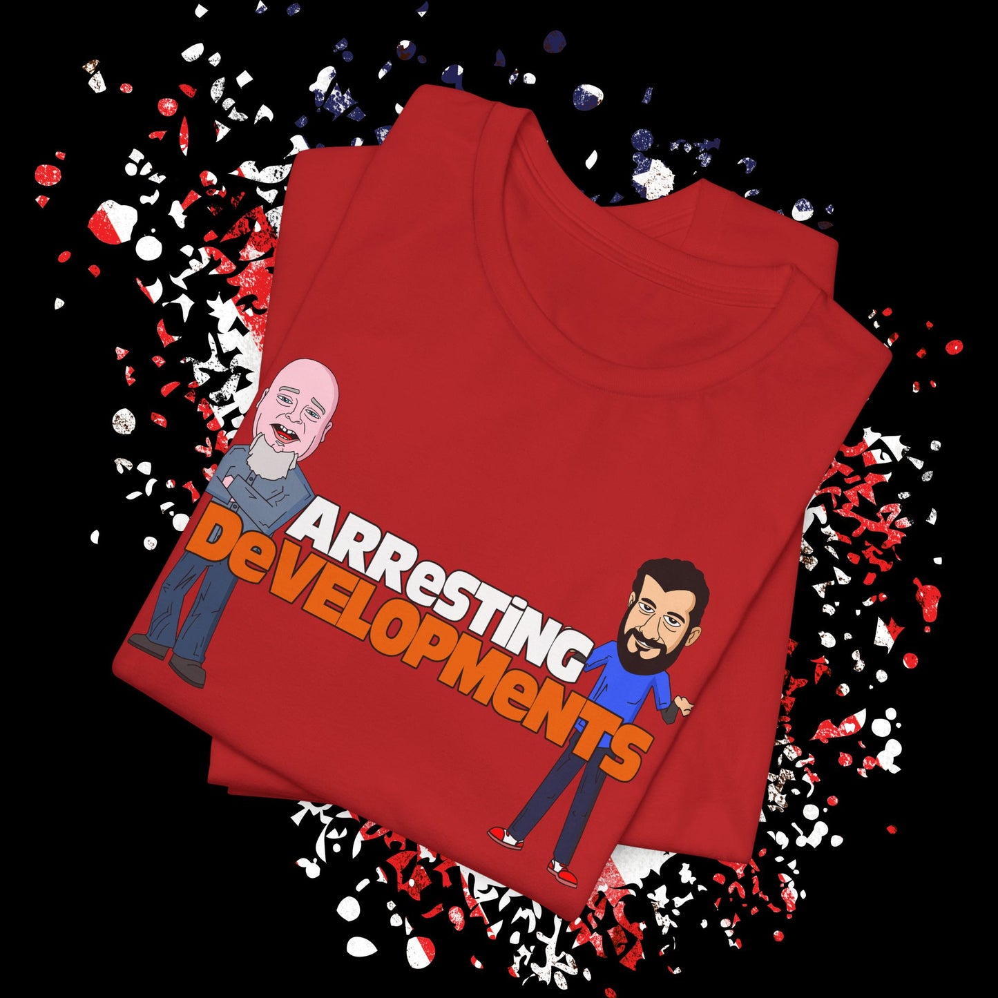 Arresting Developments Tee - Unisex Jersey Short Sleeve Shirt, Funny Graphic Tee, Gift for Detectives, Crime Show Lovers, Casual Wear