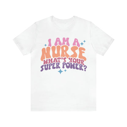 Comfy and Stylish Bella+Canva 3001 Nurse T-Shirt: Perfect Gift for Professionals & Nursing Students, Soft Fabric, Various Sizes Available